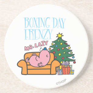 Mr. Lazy Resting On A Couch Coaster