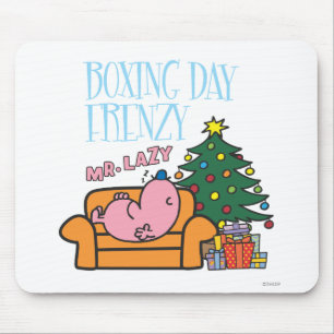 Mr. Lazy Resting On A Couch Mouse Pad