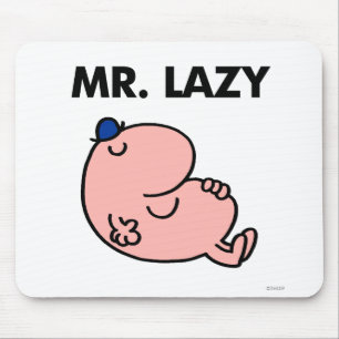 Mr. Lazy Snoozing Away Mouse Pad