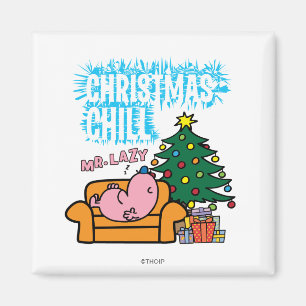 Mr. Lazy's Christmas Chill Magnet
