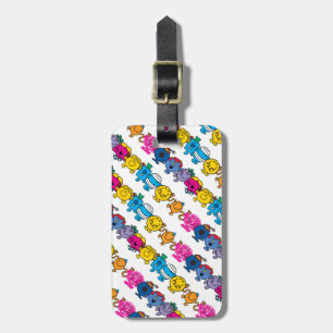 Mr. Little & Little Miss Character Pattern Luggage Tag