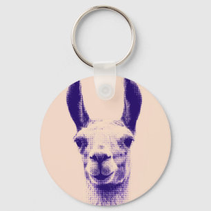 Mr Llama Keychain