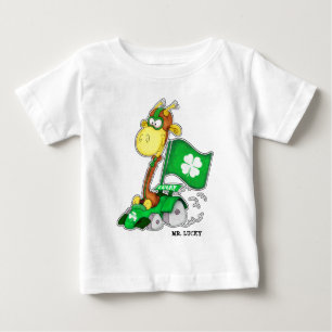 Mr. Lucky. Funny Giraffe St.Patrick's Day  Baby T-Shirt