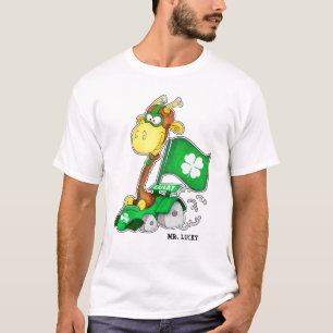 Mr. Lucky. Funny Giraffe St.Patrick's Day T-Shirt