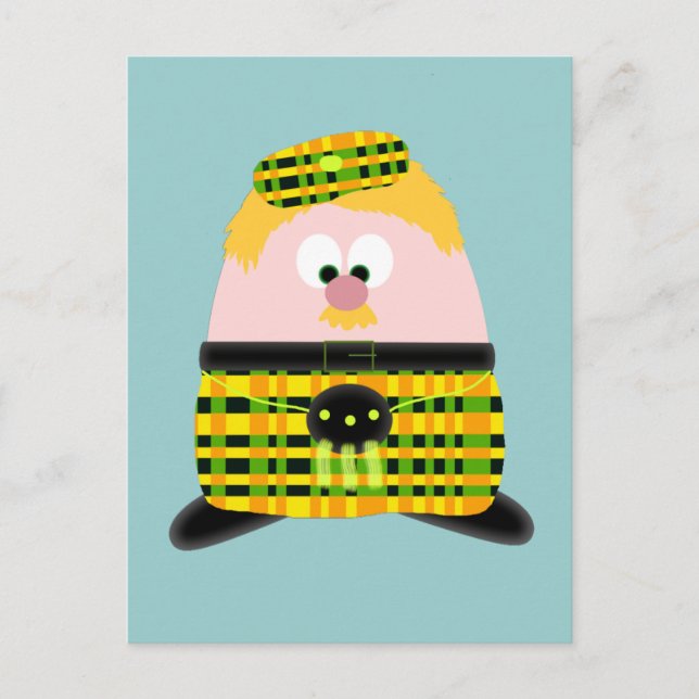 Mr Mac Haggis Postcard (Front)