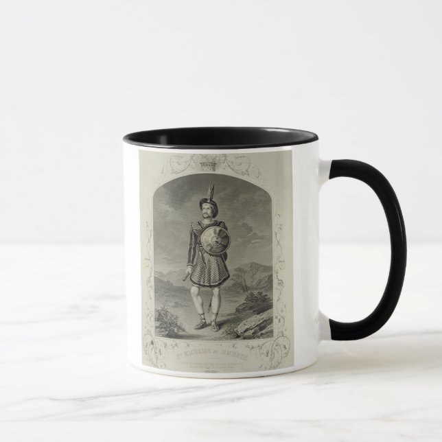 Mr Macready as Macbeth, Act I Scene 3, in the play Mug (Right)