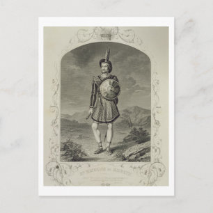 Mr Macready as Macbeth, Act I Scene 3, in the play Postcard