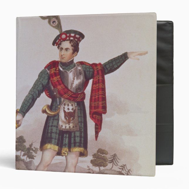Mr. Macready in the role of Rob Roy Macgregor Binder (Front/Inside)