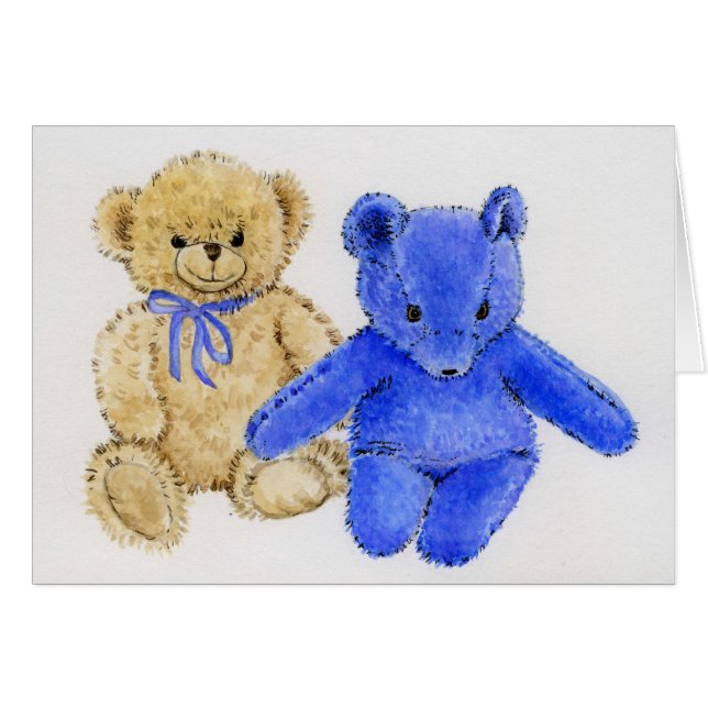 "Mr. McCuddles and Blue Bear" (Front Horizontal)