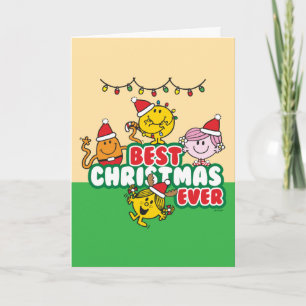 Mr Men Little Miss Best Christmas Ever Holiday Card