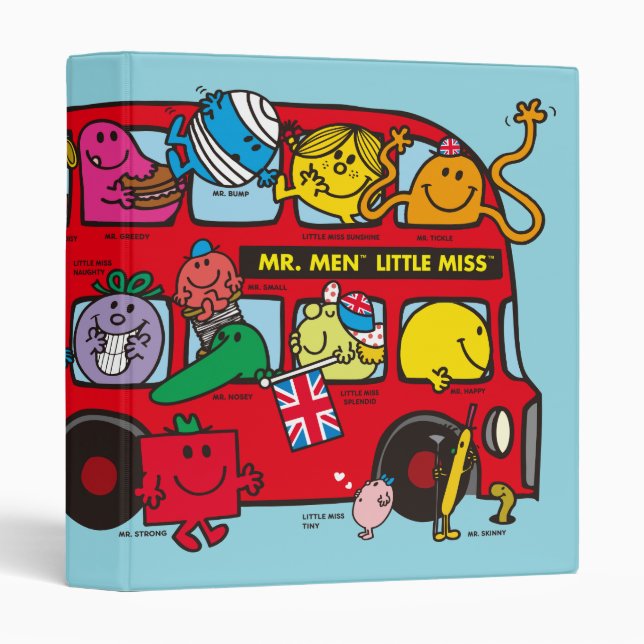 Mr. Men & Little Miss Bus Binder (Front/Spine)
