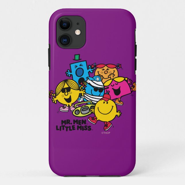 Mr. Men Little Miss Group Case-Mate iPhone Case (Back)