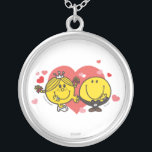 Mr. Men Little Miss Happy Sunshine Wedding Silver Plated Necklace<br><div class="desc">Celebrate your special day with this cheerful and radiant "Happy Sunshine" wedding design. Featuring a bright and vibrant sun illustration with a whimsical font,  this design is perfect for adding a touch of joy and happiness to your wedding stationery,  decorations,  and favours.</div>