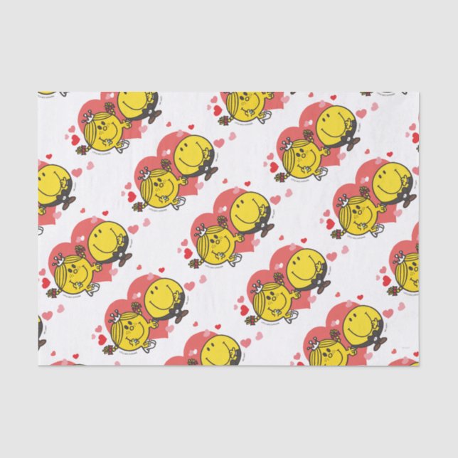 Mr. Men Little Miss Happy Sunshine Wedding Tissue Paper (Front)