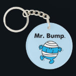 Mr. Men | Mr. Bump is a Clutz Keychain<br><div class="desc">Mr. Bump can't help having accidents.</div>