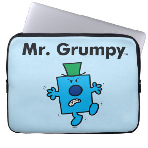 Mr. Men Mr. Grumpy is a Grump Laptop Sleeve