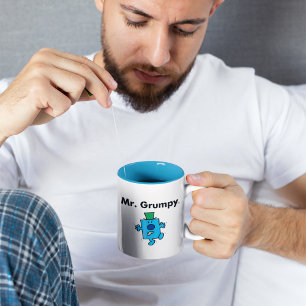 Mr. Men   Mr. Grumpy is a Grump Two-Tone Coffee Mug