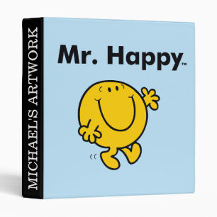 Mr. Men Mr. Happy Is Always Happy Binder