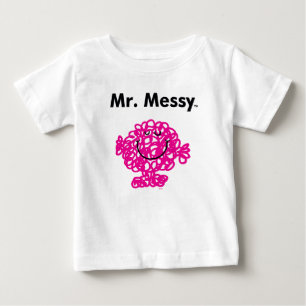 Mr. Men Mr. Messy Is Cute, But Messy Baby T-Shirt