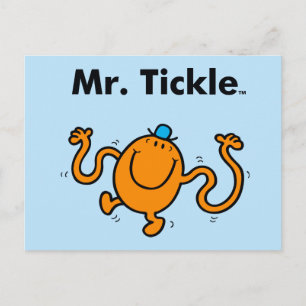 Mr. Men   Mr. Tickle Will Tickle Postcard