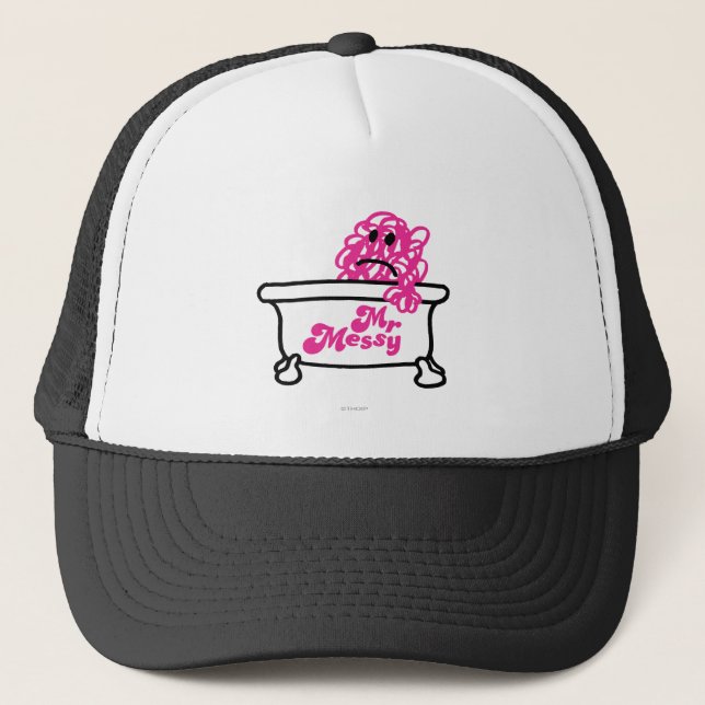 Mr. Messy | Bathtub Logo Trucker Hat (Front)