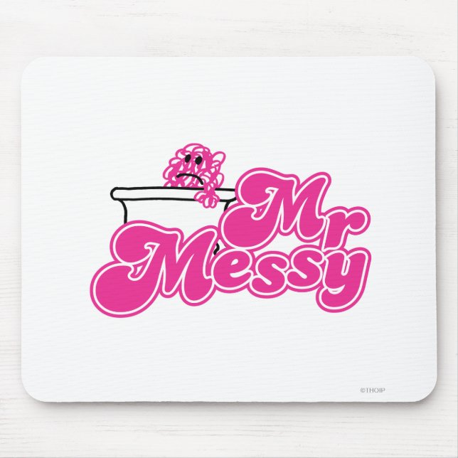 Mr. Messy | Bathtub Soaking Mouse Pad (Front)