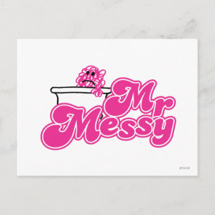 Mr. Messy Bathtub Soaking Postcard