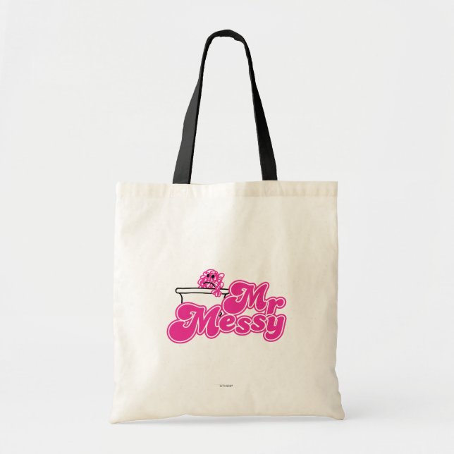 Mr. Messy | Bathtub Soaking Tote Bag (Front)