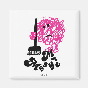 Mr. Messy Broom & Name Magnet