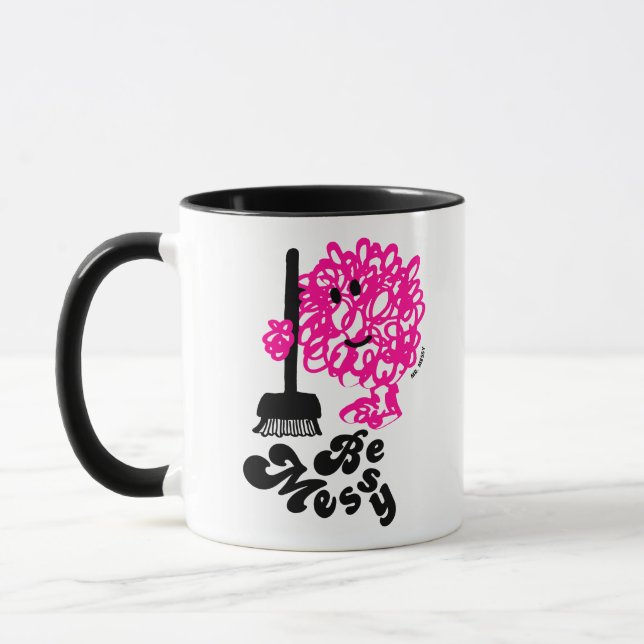 Mr. Messy Cleaning Up Mug (Left)