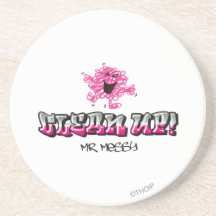 Mr. Messy Says Clean Up Coaster