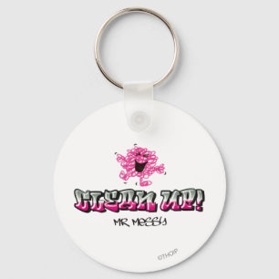 Mr. Messy Says Clean Up Keychain