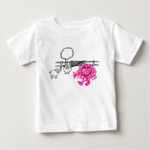 Mr. Messy & Two Pigs Baby T-Shirt