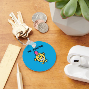 Mr. Mischief   Smiling Gleefully Keychain