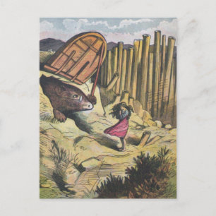 "Mr. Mole's Guest" Postcard