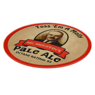Mr. Molotov's Pale Ale Cutting Board