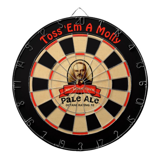 Mr. Molotov's Pale Ale Dartboard (Front)