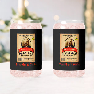 Mr. Molotov's Pale Ale Label Can Glass