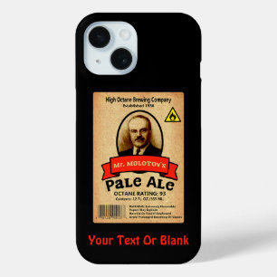 Mr. Molotov's Pale Ale Label iPhone 15 Case