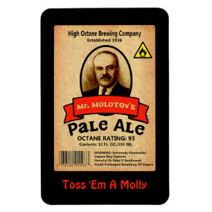 Mr. Molotov's Pale Ale Label Magnet