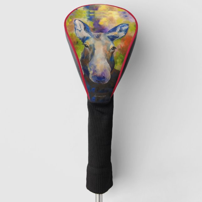 Mr. Moosey Moose Golf Head Cover (Front)