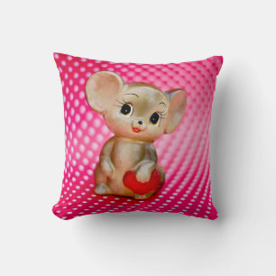 Mr. Mouse Throw Pillow