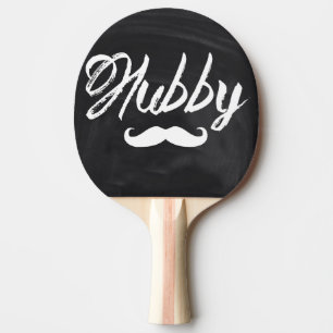 Mr Moustache Groom Honeymoon hubby Ping Pong Paddle