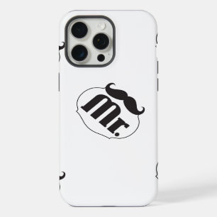Mr. Moustache Retro Vintage Hipster Gifts iPhone 15 Pro Max Case