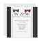 Mr. & Mr. Bow Ties & Pin Striped Wedding Invite