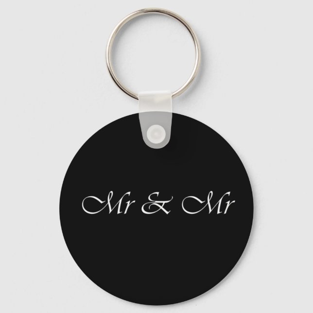 Mr & Mr Keychain (Front)