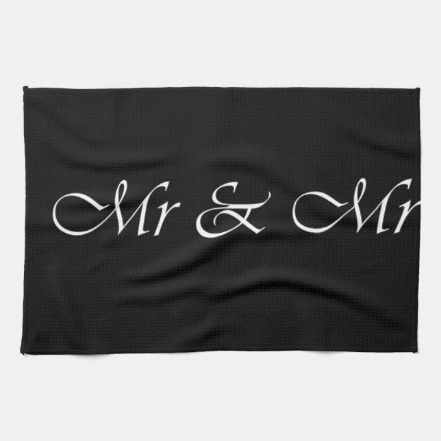 Mr & Mr Kitchen Towel (Horizontal)