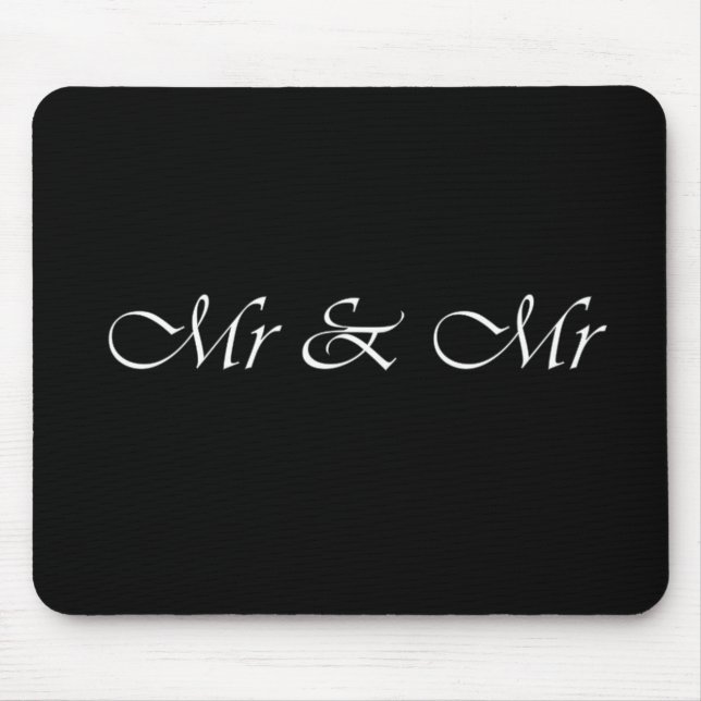 Mr & Mr Mouse Pad (Front)