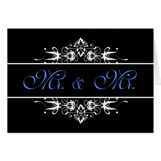 Mr. & Mr. Ornamental Wedding (Front Horizontal)