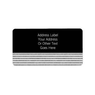 Mr & Mr Text Template Personalized Label
